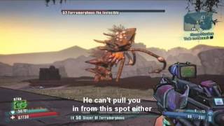 Borderlands 2  How to solo Terramorphous easy [upl. by Aivat726]