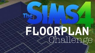 The Sims 4 Floor Plan Challenge  APARTMENT TO HOUSE 1 [upl. by Alauqahs]