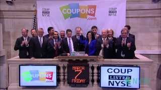 Couponscom Celebrates IPO on the New York Stock Exchange [upl. by Ellis]