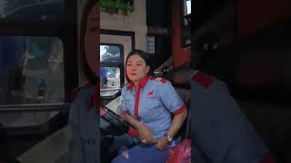 driver cantik agra mas mba lina ozora dalam bertugas shortsvideo shortsviral linaozora agramas [upl. by Dnana]