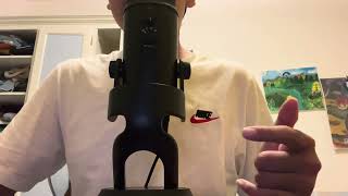 My first Asmr Video Testing blue Yeti Mic [upl. by Elpmet46]