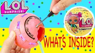 WHATS INSIDE a LOL Confetti Pop Surprise Ball Fake or Real Series 3  Ellie Sparkles [upl. by Ninnahc47]