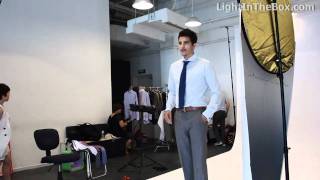 Mens Formal Wear Fashion Shoot From LightInTheBox [upl. by Brunelle]