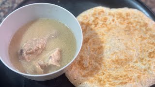 Chicken soup for breakfast  Bangladeshi restaurant style [upl. by Siraf]