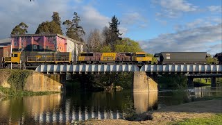 Tasrail 2001 2054 47 empty coal train Deloraine [upl. by Gove404]