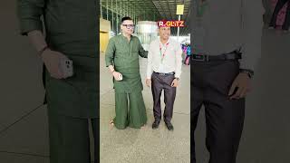 Swapnil Joshi Make A Stylish Entry In All Green Outfit At Mumbai Airport [upl. by Olram]