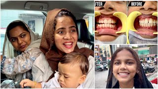 Finally Sunu Molude Teeth Braces Remove Cheithu 😬😍  Mashura  Basheer Bashi  Suhana [upl. by Afas412]