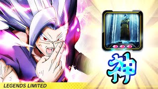 A MUST HAVE FOR HIM LF TRANSFORMING BEAST GOHAN WITH THE NEW GODLY PLAT  Dragon Ball Legends [upl. by Anidem516]