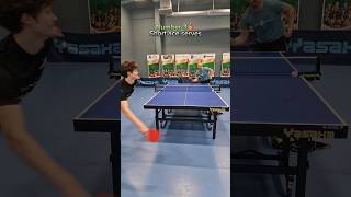 Top 5 most degrading table tennis serves in the world tabletennis pingpong [upl. by Favianus]