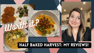 I tried 3 Half Baked Harvest MealsMy honest thoughts  Cook with me [upl. by Itisahc]