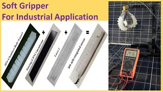 Soft Robotics  ClawType Soft Pneumatic Gripper with Soft Sensor [upl. by Rolanda]