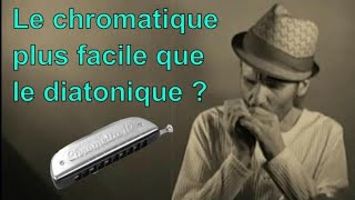 harmonica  Le chromatique plus facile que le diatonique   5 minutes pour vous répondre [upl. by Leibman]