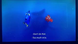 Finding Nemo  Dory Speaking Whale SpanishMexico [upl. by Aivilo192]