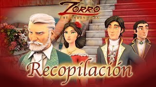 1 Hora RECOPILACION  Las Crónicas del Zorro Capítulo 1  3  Dibujos de super héroes [upl. by Terag]