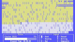 Disk Defragmentation and Enfragmentation FAT tooltoy [upl. by Merow]