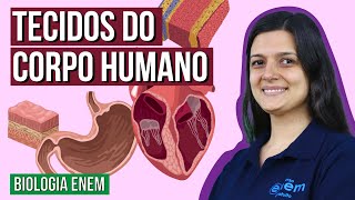 TECIDOS DO CORPO HUMANO  Resumo de Biologia Enem Professora Cláudia Aguiar [upl. by Atteval]