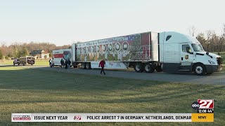 Thousands of wreaths arrive at Indiantown Gap cemetery [upl. by Ecyle685]