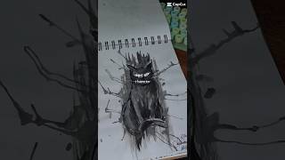 Terminei um sketchbook 🖤 art painting speedpaint [upl. by Sharla432]