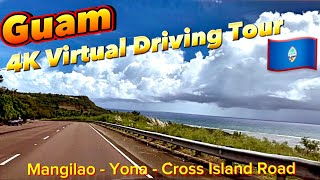 Mangilao  Yona  Cross Island Road GUAM 🇬🇺 4K Virtual Driving Tour [upl. by Aikemot149]