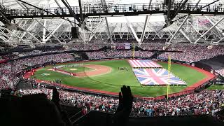 Mlb london series New York Yankees vs Boston Red Sox national anthem 30619 [upl. by Annahs]