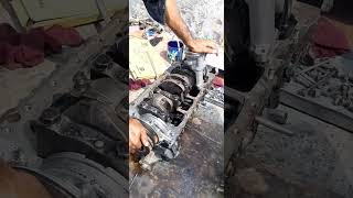 How to fitting a engine oil pump truck repairing diesel mechanic service truck [upl. by Gan]