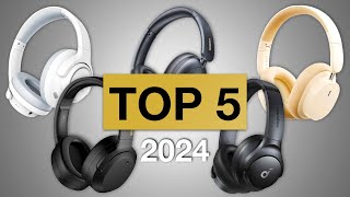 TOP 5 BEST BUDGET OVEREAR BLUETOOTH HEADPHONES 2024 [upl. by Sum]