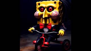 quot¡Bob Esponja se Convierte en Jigsaw para Halloween 🎃🔪  La Fusión Más Épicaquot halloween shorts [upl. by Donia]