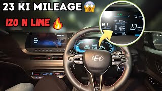 Hyundai i20 N Line Mileage Test On Highway  Shocking Results 😱 [upl. by Emyle25]