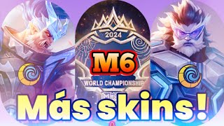 New skins Confirmadas m6 New events New skins Skins ReveladasMLBB [upl. by Abihsat]