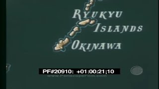 OKINAWA  INVASION OF THE RYUKYU ISLANDS 1945 WWII COMBAT FILM IN COLOR 20910 [upl. by Weinhardt]