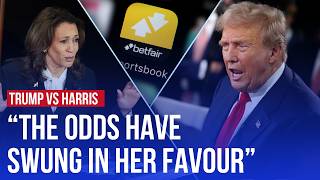 Trump vs Harris What are the odds  Bookmaker explains  LBC [upl. by Anniahs]