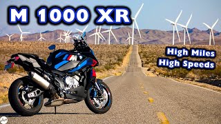 Big Fast Miles on the 2024 BMW M 1000 XR – DM Test Ride  Review [upl. by Barren317]