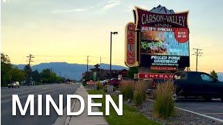 MINDEN 4K  N Hwy 395 Nevada [upl. by Refinnaej608]