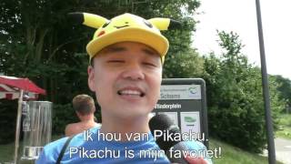 Pokémon Madness ontploft op Tomorrowland hier kan je ze gewoon in t echt vangen [upl. by Arahas]