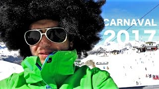 Carnaval 2017 en Formigal♥Panticosa  FUERA DE PISTA  PERDEMOS UN ESQUI [upl. by Etselec616]