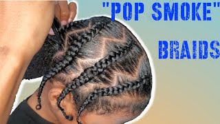 Snake Braids on Black Hair Tutorial  Protective Natural Hairstyles for Teen Boys amp Men [upl. by Gad]