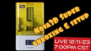 Nova3D Super unboxing amp setup [upl. by Parris412]