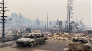 Raw video shows damage caused by Jasper fire [upl. by Winola886]