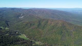 Blue Ridge Parkway Ravens Roost Drones Eye View [upl. by Latsyc]