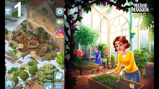 Merge Mansion  Conservatory  Level 46 Part 188 🌺🪴🌻 [upl. by Ravert317]