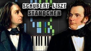 Franz Schubert  arr Liszt  Ständchen Serenade D957  Piano Tutorial Download MIDI  Scores [upl. by Rosenfeld]