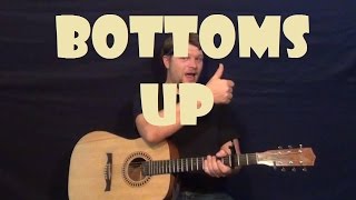 Bottoms Up Brantley Gilbert Easy Guitar Lesson How to Play Tutorial [upl. by Jeritah47]