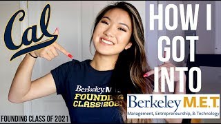 How I got into the MET Program at UC Berkeley My Scores Essays and Resume  mereheartsyou [upl. by Elagiba]