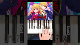 Oshi no Ko Season 2 Opening Piano Tutorial shorts [upl. by Yerdua]