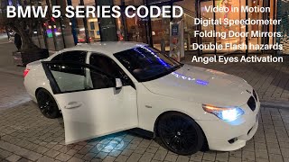 Coding The BMW 5 Series E60 Carly Coding Device Unlocking Hidden Features  Video in Motion amp more [upl. by Shira]