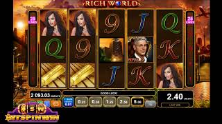 Rich World I Slot Game I Vegas7games [upl. by Nnylyahs]