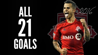 Sebastian Giovinco ● All 21 Goals in MLS ● 2016｜Toronto FC｜HD [upl. by Ananna250]