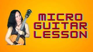 Micro Guitar Lesson  Practice Guitar DOUBLE HAMMER ON shorts [upl. by Sandra]