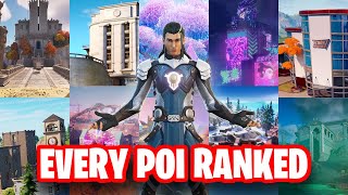 Ranking EVERY FORTNITE NAMED LOCATION POI From Worst To Best [upl. by Hsirt473]