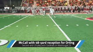 2A state football highlights Washougal vs Orting [upl. by Aihtnamas]